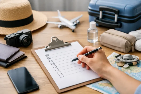 Checklist voyage avant le départ efficace