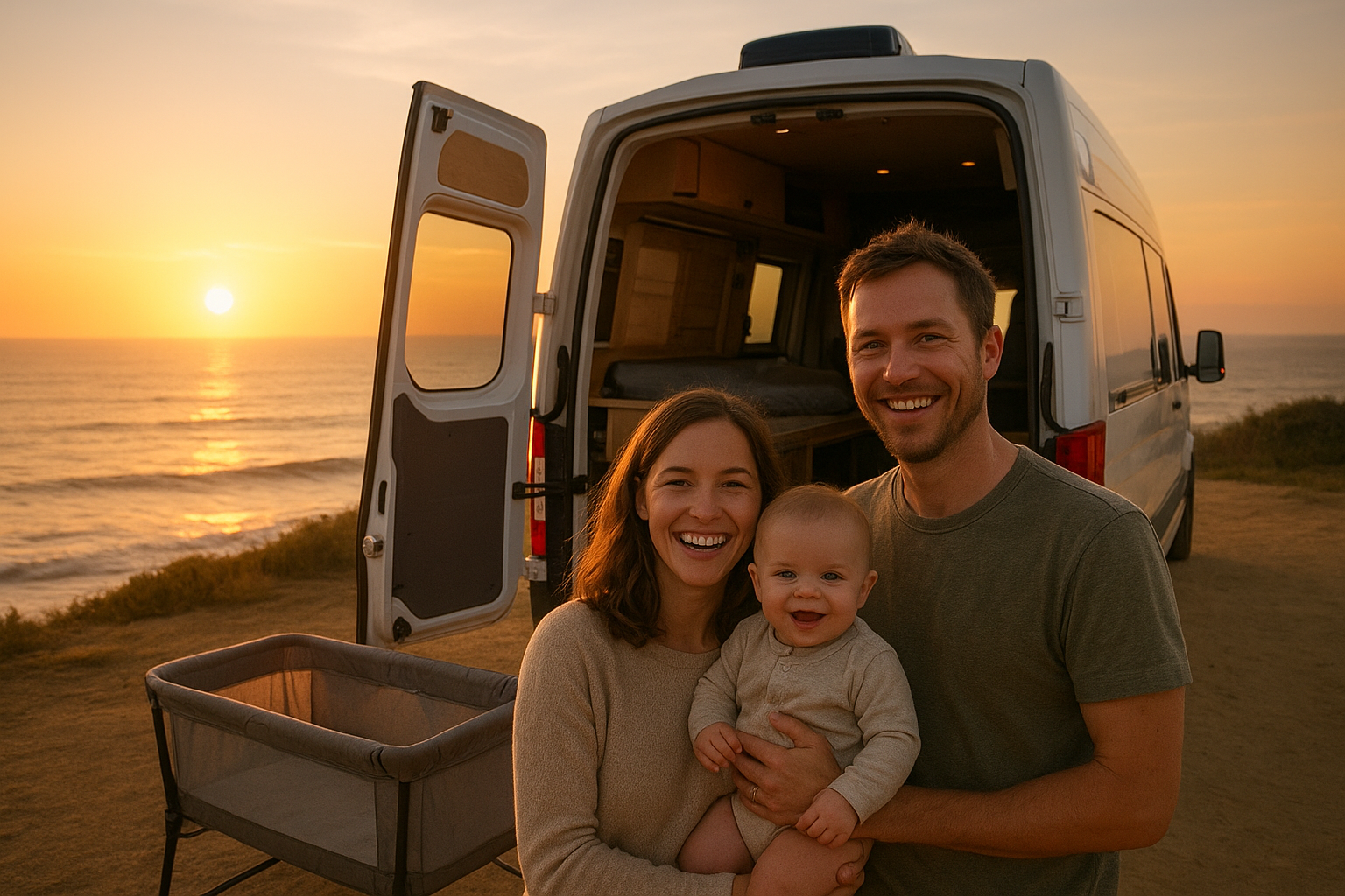 Voyager en van avec bébé : conseils et équipements (2026)