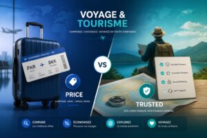 Voyage & Tourisme : comparer le prix, le transport inclus et les preuves de confiance