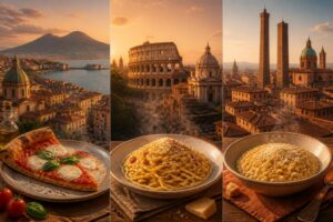 Naples, Rome, Bologne : les spécialités italiennes à goûter ville par ville