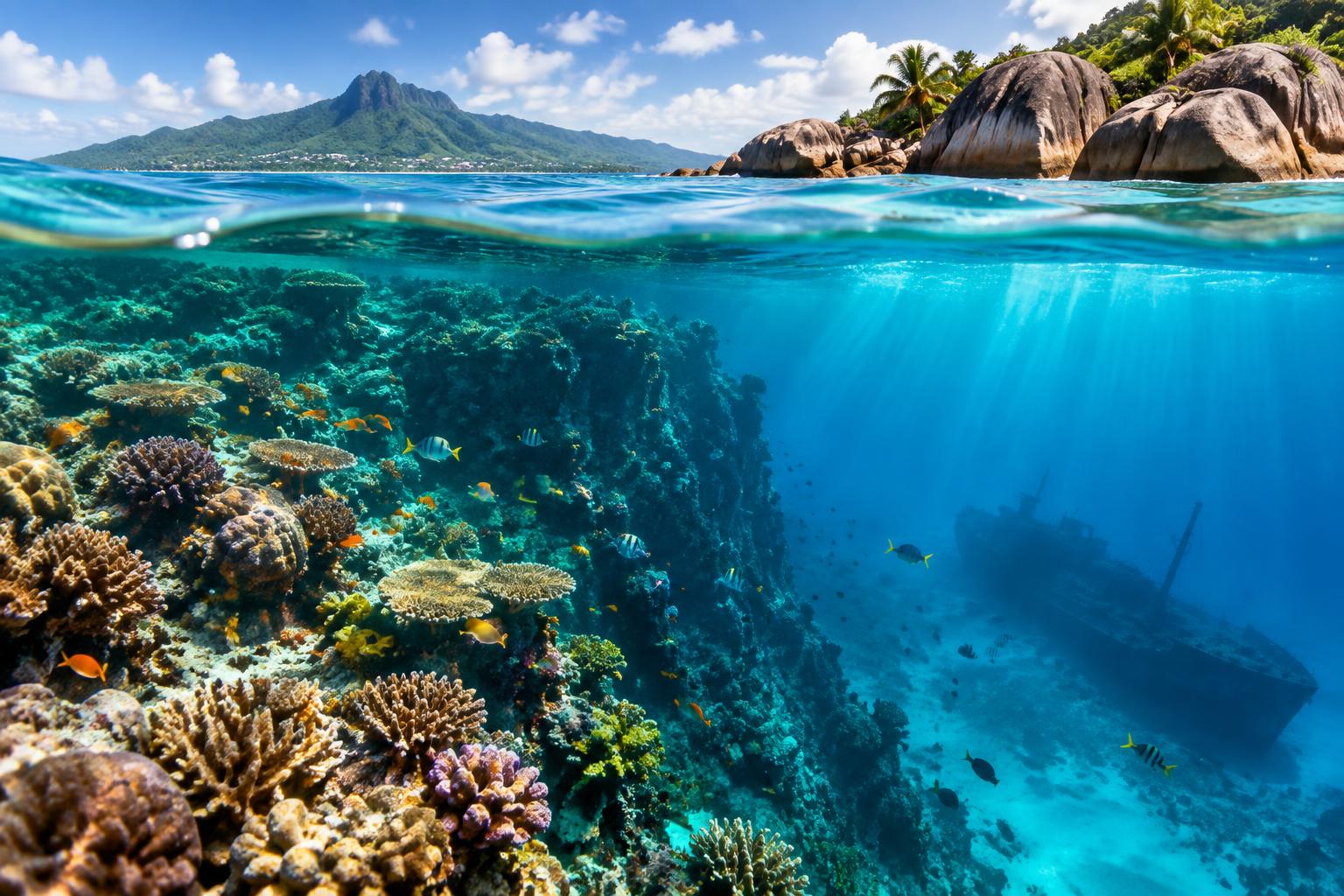 Plongée aux Seychelles : 5 spots selon votre niveau